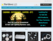 Tablet Screenshot of madaboutled.com